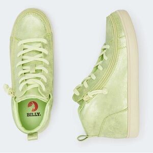 NWOB, Billy Footwear Women’s Size 8.5M Mid Top Sneaker Lime Sorbet